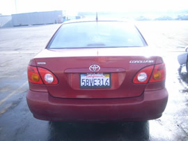 2003 TOYOTA COROLLA 4CYL. AUTOMATIC TRANSMISSION , STK # Z10087