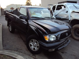 2003 TOYOTA TACOMA TRUCK REGULAR CAB DLX MODEL 2.4L MT 5SPEED 2WD COLOR BLACK Z13570