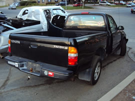 2003 TOYOTA TACOMA TRUCK REGULAR CAB DLX MODEL 2.4L MT 5SPEED 2WD COLOR BLACK Z13570