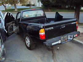 2003 TOYOTA TACOMA TRUCK REGULAR CAB DLX MODEL 2.4L MT 5SPEED 2WD COLOR BLACK Z13570
