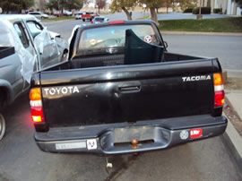 2003 TOYOTA TACOMA TRUCK REGULAR CAB DLX MODEL 2.4L MT 5SPEED 2WD COLOR BLACK Z13570