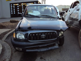 2003 TOYOTA TACOMA TRUCK REGULAR CAB DLX MODEL 2.4L MT 5SPEED 2WD COLOR BLACK Z13570