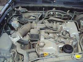 2003 TOYOTA TACOMA TRUCK REGULAR CAB DLX MODEL 2.4L MT 5SPEED 2WD COLOR BLACK Z13570