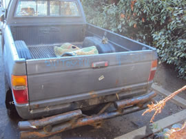 2003 TOYOTA TACOMA TRUCK REGULAR CAB DLX MODEL 2.4L MT 5SPEED 2WD COLOR BLACK Z13570