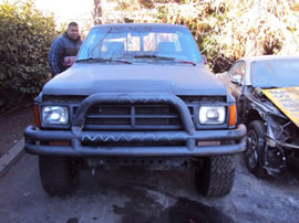 2003 TOYOTA TACOMA TRUCK REGULAR CAB DLX MODEL 2.4L MT 5SPEED 2WD COLOR BLACK Z13570