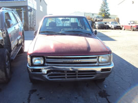 1991 TOYOTA PICK UP TRUCK XTRA CAB DELUXE MODEL 2.4L EFI AT 2WD COLOR RED Z13576