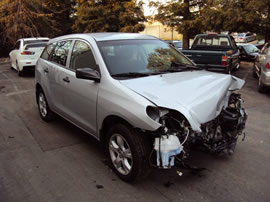 2008 TOYOTA MATRIX 4 DOOR STANDARD MODEL 1.8L VVTI AT FWD COLOR SILVER Z13577