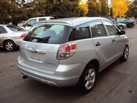 2008 TOYOTA MATRIX 4 DOOR STANDARD MODEL 1.8L VVTI AT FWD COLOR SILVER Z13577