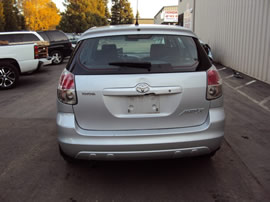 2008 TOYOTA MATRIX 4 DOOR STANDARD MODEL 1.8L VVTI AT FWD COLOR SILVER Z13577