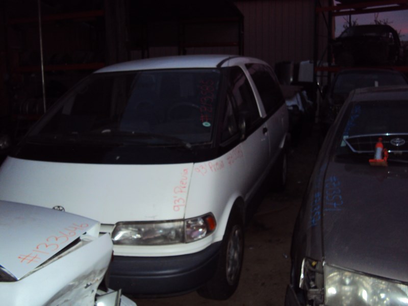 1993 TOYOTA PREVIA VAN LE MODEL 2.4L AT 2WD COLOR WHITE Z13585