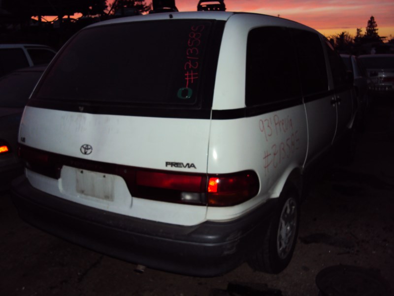 1993 TOYOTA PREVIA VAN LE MODEL 2.4L AT 2WD COLOR WHITE Z13585