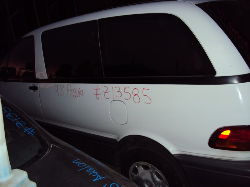 1993 TOYOTA PREVIA VAN LE MODEL 2.4L AT 2WD COLOR WHITE Z13585