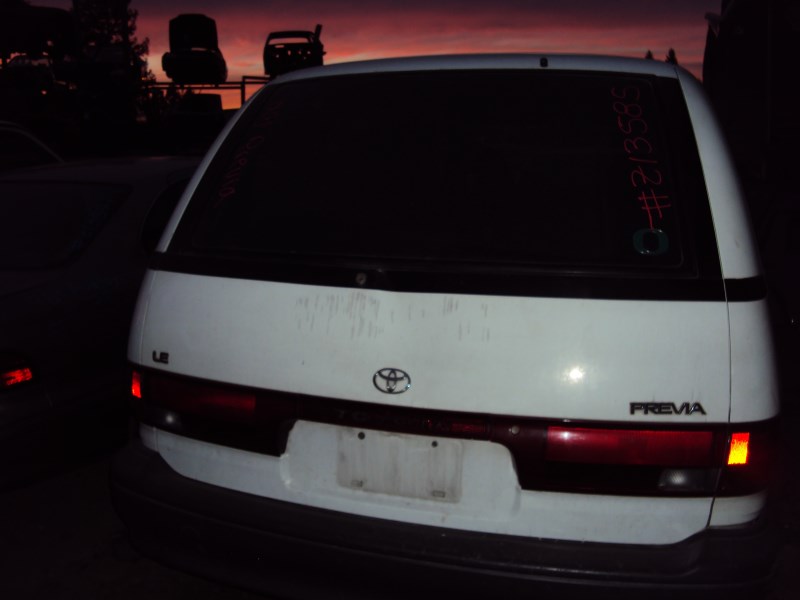 1993 TOYOTA PREVIA VAN LE MODEL 2.4L AT 2WD COLOR WHITE Z13585