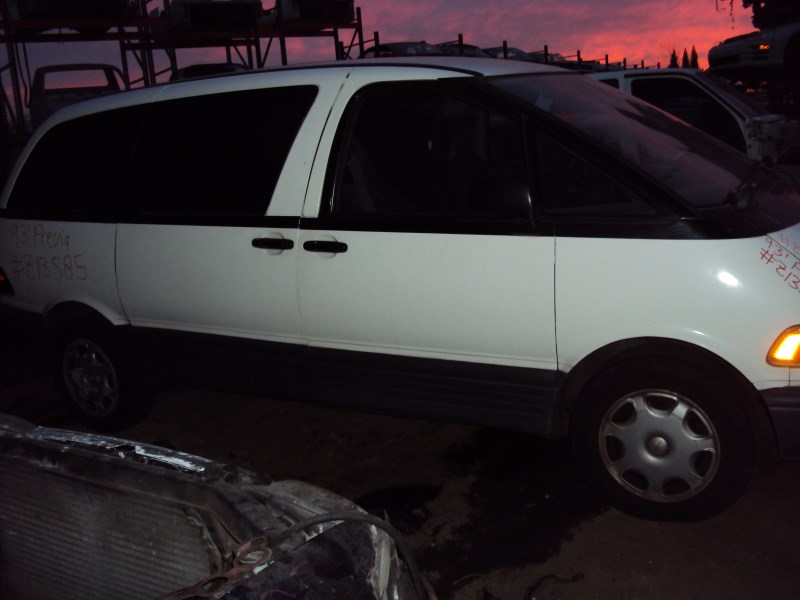 1993 TOYOTA PREVIA VAN LE MODEL 2.4L AT 2WD COLOR WHITE Z13585
