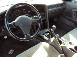 1989 TOYOTA SUPRA 5 SPEED TRANSMISSION, COLOR- SILVER STK# Z10097