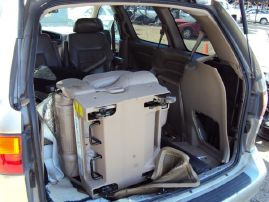 2000 TOYOTA SIENNA V6, AUTOMATIC TRANSMISSION, XLE LEATHER, COLOR- GOLD STK # Z10096