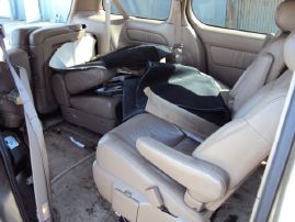 2000 TOYOTA SIENNA V6, AUTOMATIC TRANSMISSION, XLE LEATHER, COLOR- GOLD STK # Z10096