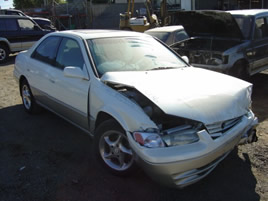 1999 TOYOTA CAMRY 4 CYL, AUTO TRANS, COLOR: WHITE, 87K LOW MILES, STK: Z-09036