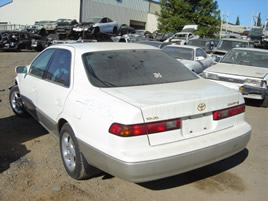 1999 TOYOTA CAMRY 4 CYL, AUTO TRANS, COLOR: WHITE, 87K LOW MILES, STK: Z-09036