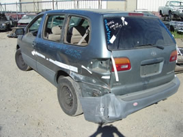 2000 TOYOTA SIENNA VAN, V-6 AUTO TRANS, COLOR:GRAY, SUPER LOW MILES ,STK: Z09035