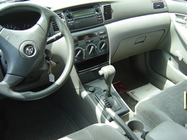 2004 Toyota corolla door white