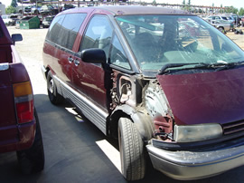 1991 toyota previa van le model,2.4l at fwd color blue