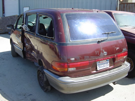 1991 toyota previa van le model,2.4l at fwd color blue