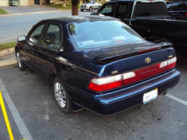 1997 TOYOTA COROLLA, 4 CYL , AUTOMATIC, COLOR: BLUE, STK# Z09058