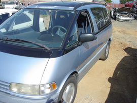 1991 toyota previa van le model,2.4l at fwd color blue