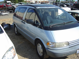 1991 toyota previa van le model,2.4l at fwd color blue