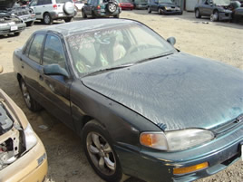 1996 TOYOTA CAMRY V-6, AUTO TRANS, COLOR:BLUE, STK:Z-09038