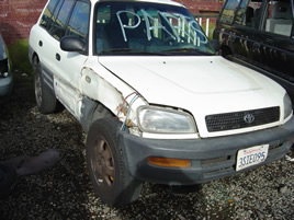 1996 TOYOTA  RAV4, 2X4,  WHITE STK# Z09052