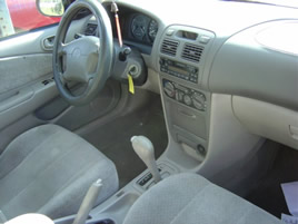 1999 TOYOTA COROLLA 4 DOOR COLOR BLUE STK Z09040