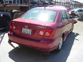 2006 TOYOTA COROLLA S SERIES 4 CYL, AUTOMATIC TRANS, STK#Z09044