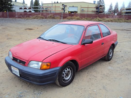 1995 TOYOTA TERCEL, 4CYL, AUTOMATIC, STK# Z09059 