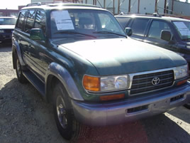 1995 TOYOTA LANDCRUISER 6CYL, AUTOMATIC, COLOR GREEN STK:T09261