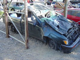 1997 TOYOTA TACOMA COLOR GREEN, STK:T90262