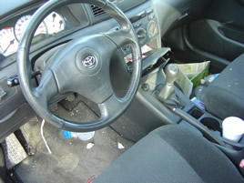 2004 TOYOTA COROLLA S SERIES ,5 SPEED TRANS WITH ALL THE BELLS AND WHISTLES, COLOR:RED STK;Z09034