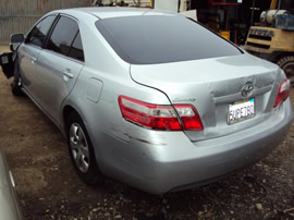 2007 TOYOTA CAMRY 4CYL, AUTOMATIC, COLOR SILVER