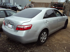 2007 TOYOTA CAMRY 4CYL, AUTOMATIC, COLOR SILVER