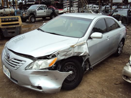 2007 TOYOTA CAMRY 4CYL, AUTOMATIC, COLOR SILVER