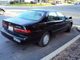 1999 TOYOTA CAMRY 4 CYL. BLACK. AUTOMATIC TRANS STK# Z09058