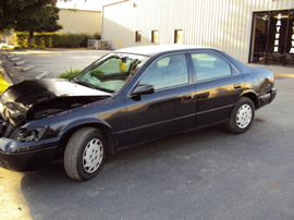 1999 TOYOTA CAMRY 4 CYL. BLACK. AUTOMATIC TRANS STK# Z09058