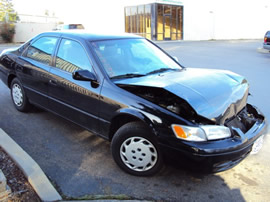 1999 TOYOTA CAMRY 4 CYL. BLACK. AUTOMATIC TRANS STK# Z09058