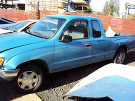 1996 TOYOTA TACOMA EXTRA CAB 4CYL. AUTOMATIC TRANSMISSION 2 WHEEL DRIVE STK # T10277