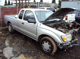 2000 TOYOTA TACOMA EXTRA CAB 2-WHEEL DRIVE, 2.4L 4CYL, MANUAL TRANSMISSION, STK# T10278