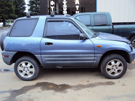 1996 TOYOTA RAV4 , 2 DOOR , 5 SPEED TRANSMISSION, STK # Z10074
