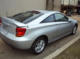 2000 TOYOTA CELICA, 4CYL.-5 SPEED TRANSMISSION COLOR- SILVER, STK # Z10075