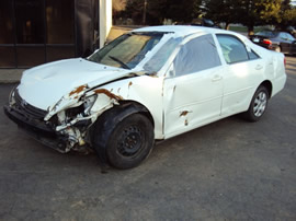 2004 TOYOTA CAMRY 2.2 4CYL, AUTOMATIC TRANSMISSION, COLOR-WHITE STK # Z10077