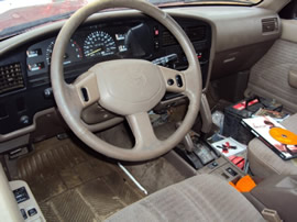 1994 TOYOTA 4 RUNNER , V6 , AUTOMATIC TRANSMISSION, COLOR - RED , STK # T10285